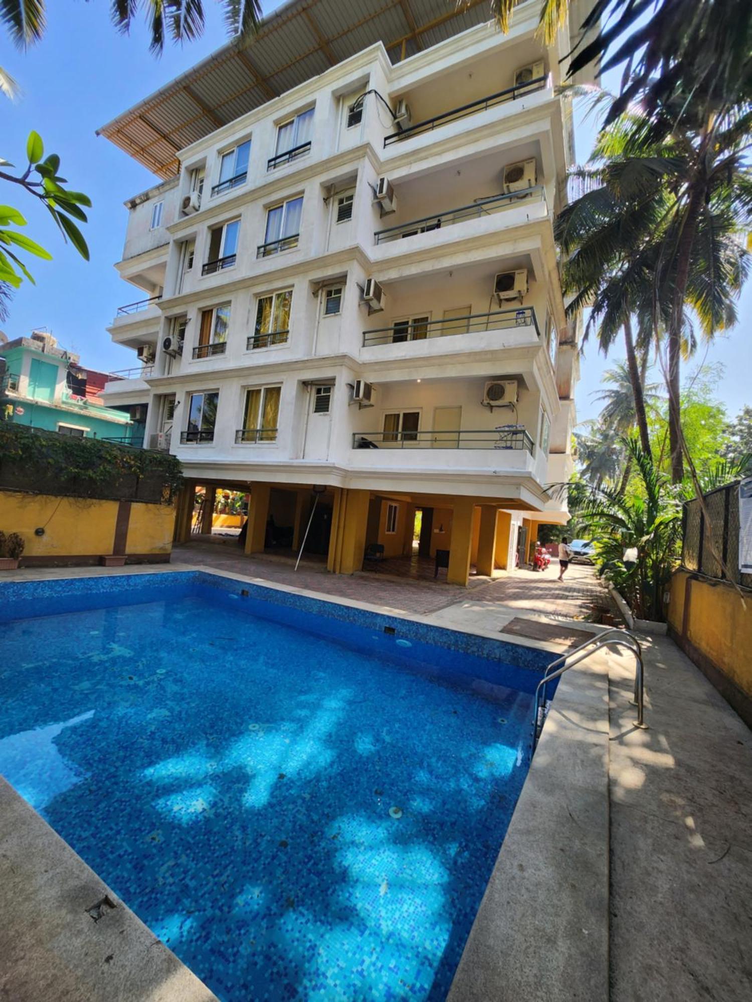Luxury 2Bhk Apartment Near Calangute Baga Beach With Pool Zewnętrze zdjęcie
